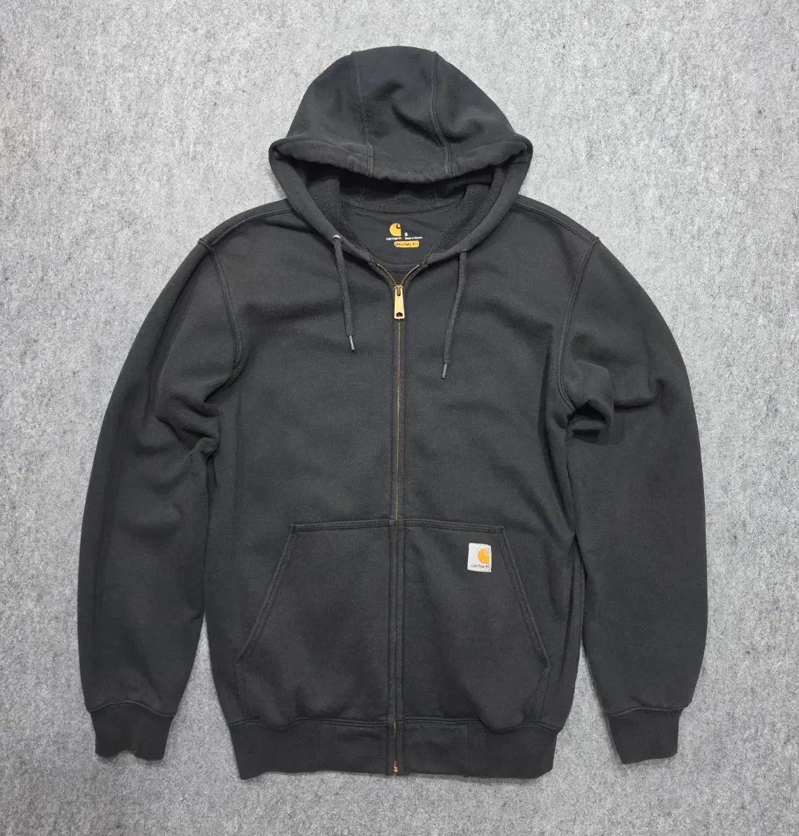 Carhartt カーハート ミッドウェイト オリジナルフィット フーディー ジップアップ S