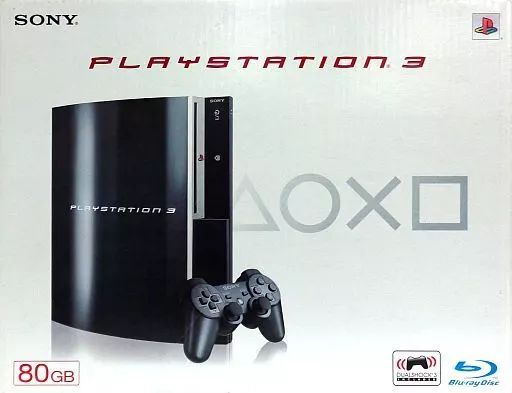【中古】PS3ハード プレイステーション3本体 クリアブラック(HDD 80GB)