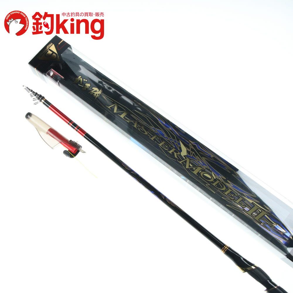 【中古/美品】 がまかつ がま磯 マスターモデルII 尾長 M-50 /G244L ロッド リール ルアー 中古