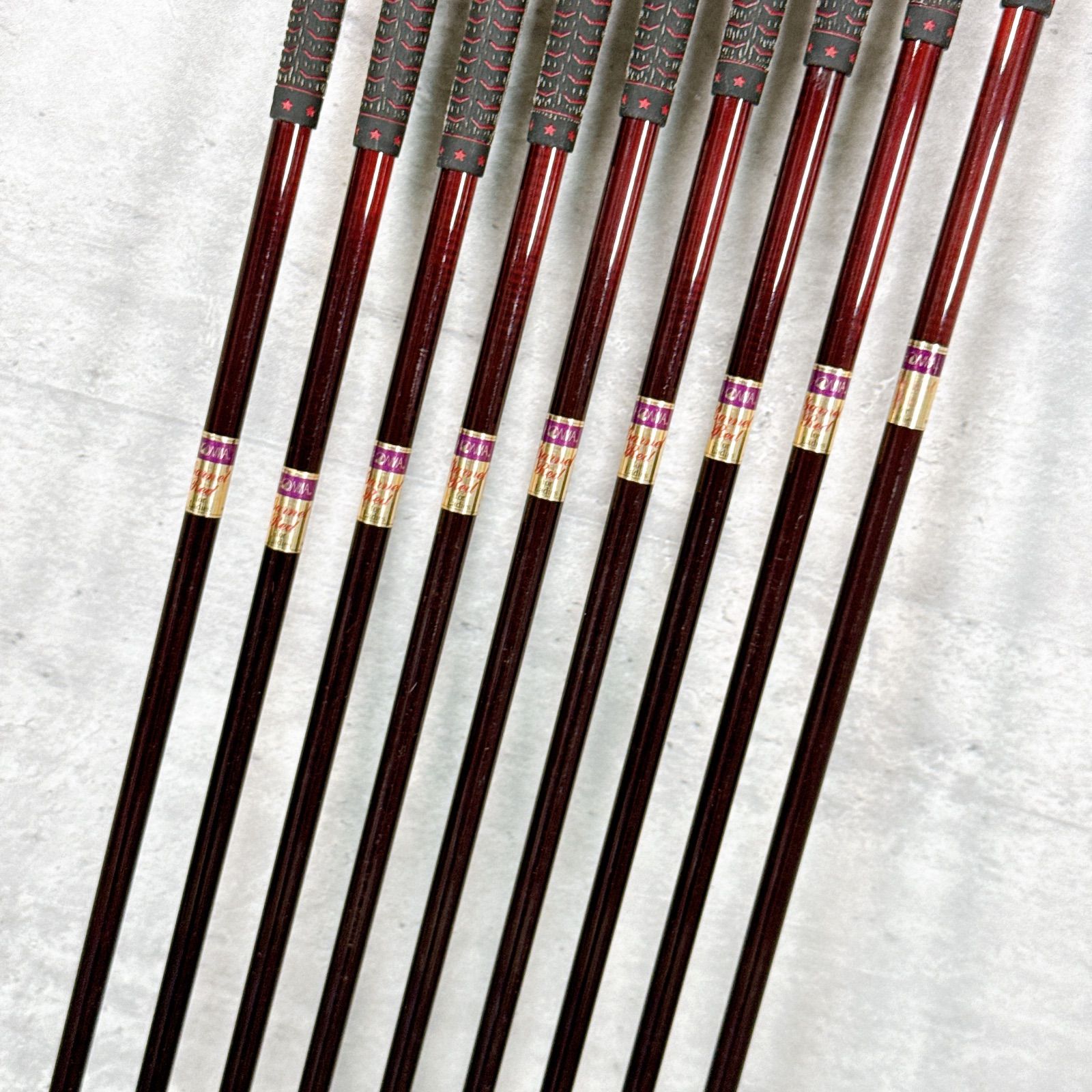 名器 希少 ホンマ CL-606 Ladies レディースアイアンセット 白モグラ 9