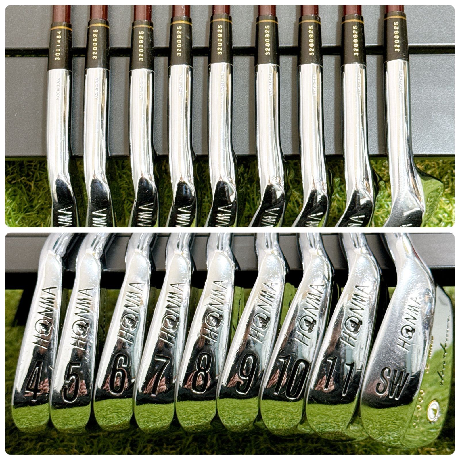 名器 希少 ホンマ CL-606 Ladies レディースアイアンセット 白モグラ 9