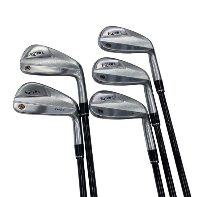 【中古】 本間ゴルフ TOUR WORLD TR21X 5S アイアンセット IR VIZARD TR20-65 (フレックスR) メンズ 男性用 右利き 右用 Bランク ゴルフクラブ
