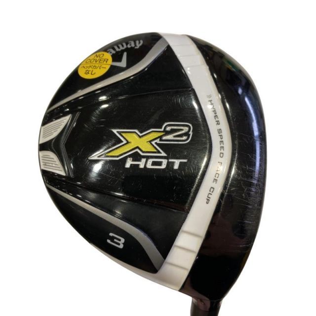 【中古】 キャロウェイ X2 HOT 3W フェアウェイウッド FW Tour AD MT-6 (フレックスS) メンズ 男性用 右利き 右用 Cランク ゴルフクラブ