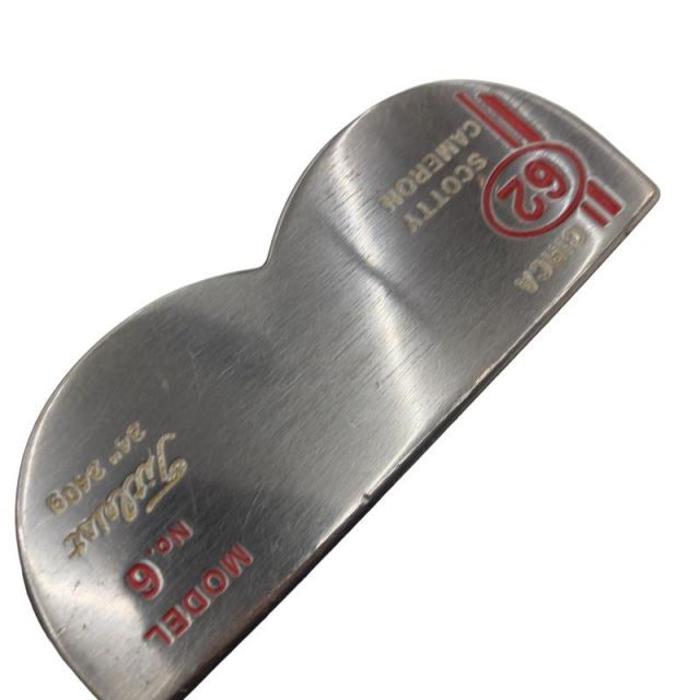 【中古】 タイトリスト SCOTTY CAMERON CIRCA 62 No.6(2007) 34インチ パター PT スチール (フレックスその他) メンズ 男性用 右利き 右用 Cランク ゴルフクラブ