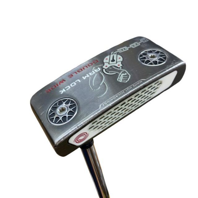 【中古】 オデッセイ ARMLOCK DOUBLE WIDE 39インチ パター PT スチール (フレックスその他) メンズ 男性用 右利き 右用 Cランク ゴルフクラブ