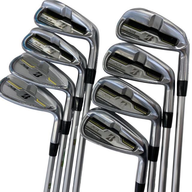 【中古】 ブリヂストン BRIDGESTONE JGR HYBRID FORGED 9S アイアンセット IR Air Speeder J J16-12I (フレックスその他) メンズ 男性用 右利き 右用 Cランク ゴルフクラブ