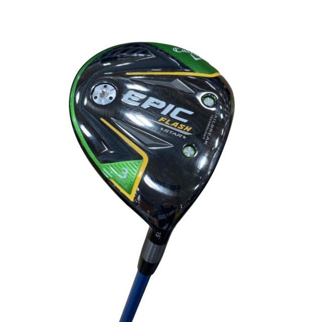 【中古】 キャロウェイ EPIC FLASH STAR 3W フェアウェイウッド FW Speeder EVOLUTION V FW 50 (フレックスS) メンズ 男性用 右利き 右用 Cランク ゴルフクラブ