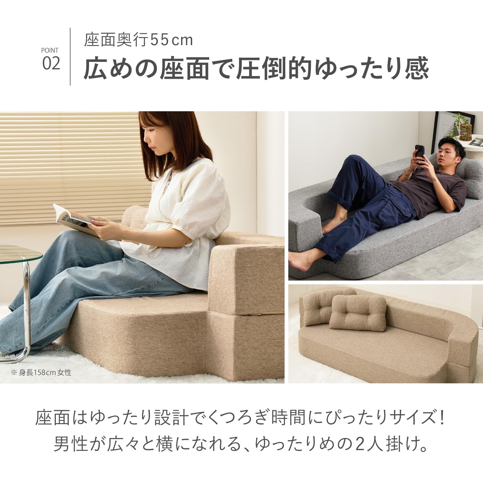 人気商品 2人掛け シングル 組立不要 幅170cm 肘付き ソファーベッド 