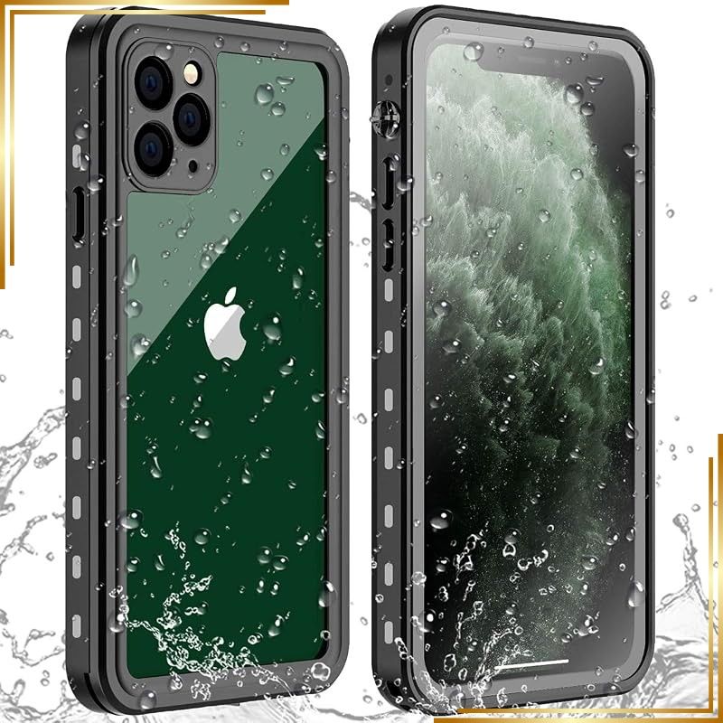 【新品】 AICase iPhone 11 Pro 防水ケース 防雪 防塵 耐衝撃 IP68認定 全身保護 水中撮影 カバー アイフォン11プロ 専用 1