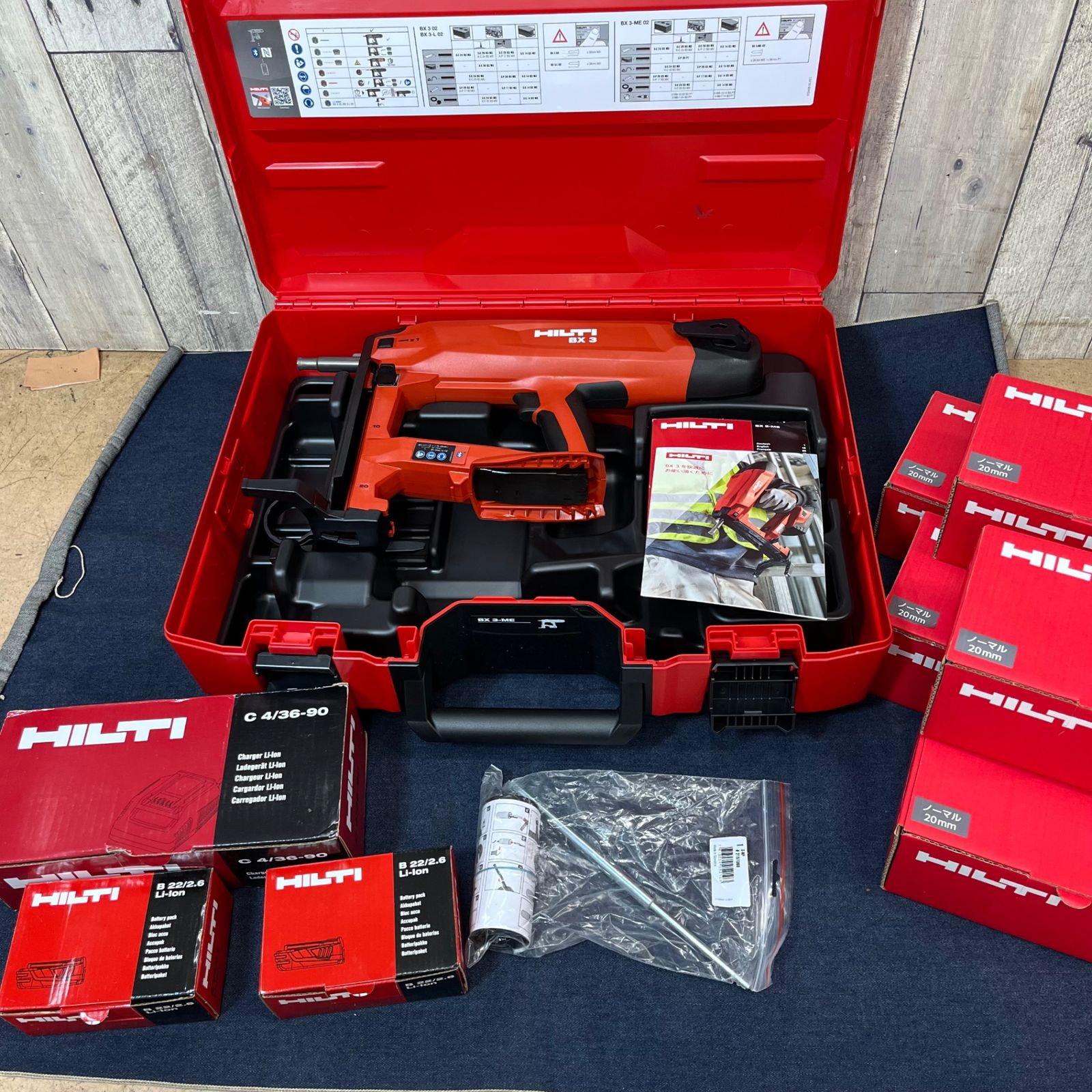 【未使用(店頭展示品)】☆ヒルティ(HILTI) コードレスコンクリートネイラー BX3-ME-22(BX3 22)【東大和店】