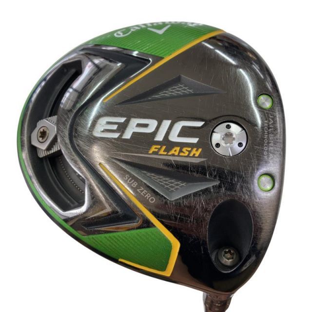 【中古】 キャロウェイ EPIC FLASH SUBZERO 10.5° ドライバー DR 純正特注シャフト (フレックスS) メンズ 男性用 右利き 右用 Dランク ゴルフクラブ
