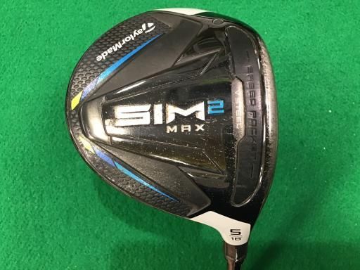 【中古】 テーラーメイド SIM2 MAX 5W フェアウェイウッド FW 純正特注シャフト (フレックスS) メンズ 男性用 右利き 右用 Cランク ゴルフクラブ