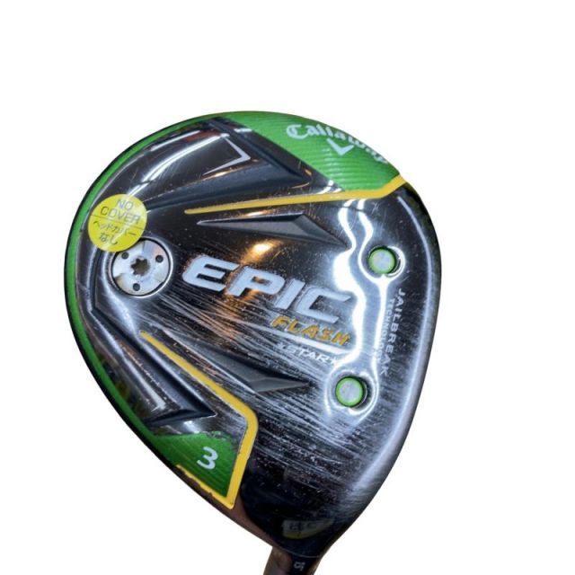 【中古】 キャロウェイ EPIC FLASH STAR 3W フェアウェイウッド FW Speeder EVOLUTION for CW(フェアウェイ) (フレックスSR) メンズ 男性用 右利き 右用 Cランク ゴルフクラブ