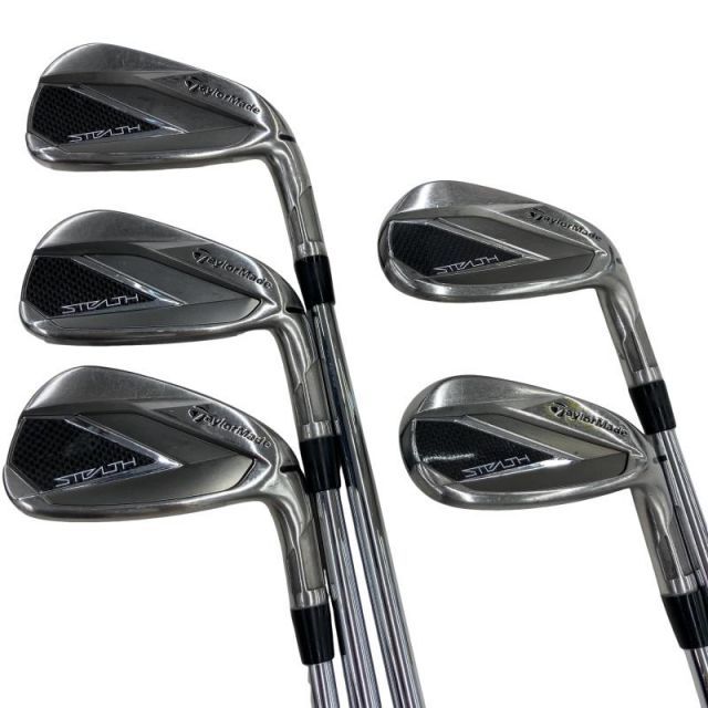 【中古】 テーラーメイド STEALTH 5S アイアンセット IR リシャフト (フレックスその他) メンズ 男性用 右利き 右用 Cランク ゴルフクラブ