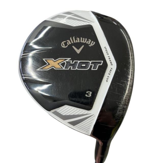 【中古】 キャロウェイ X HOT 3W フェアウェイウッド FW Tour AD GT-6 (フレックスS) メンズ 男性用 右利き 右用 Cランク ゴルフクラブ