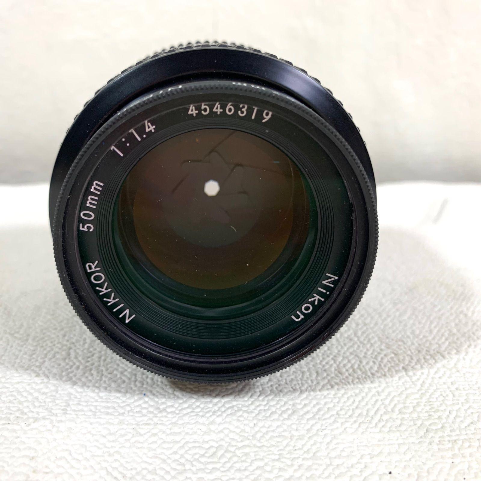 【希少品/動作品】Nikon 純正 NIKKOR 50mm MF 高級単焦点レンズ 1:1.4/ニコン maid in Japan