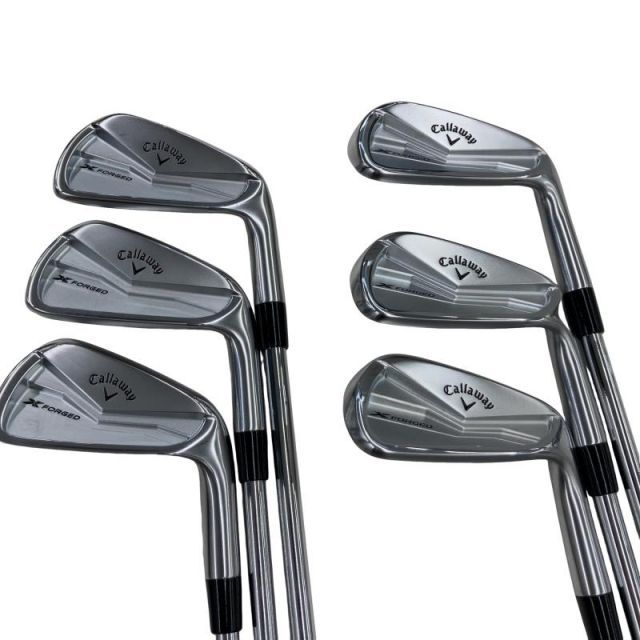 【中古】 キャロウェイ X FORGED(2024) 6S アイアンセット IR Dynamic Gold MID 115 (フレックスS) メンズ 男性用 右利き 右用 Bランク ゴルフクラブ