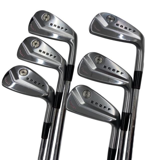 【中古】 ダイワ(グローブライド) ONOFF FORGED(2022) KURO 7S アイアンセット IR 純正特注シャフト (フレックスS) メンズ 男性用 右利き 右用 Cランク ゴルフクラブ