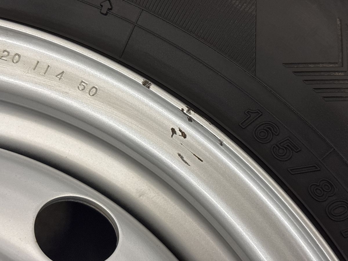 バリ溝 スタッドレス】スチール 14in 5J +55 ヨコハマ アイスガード