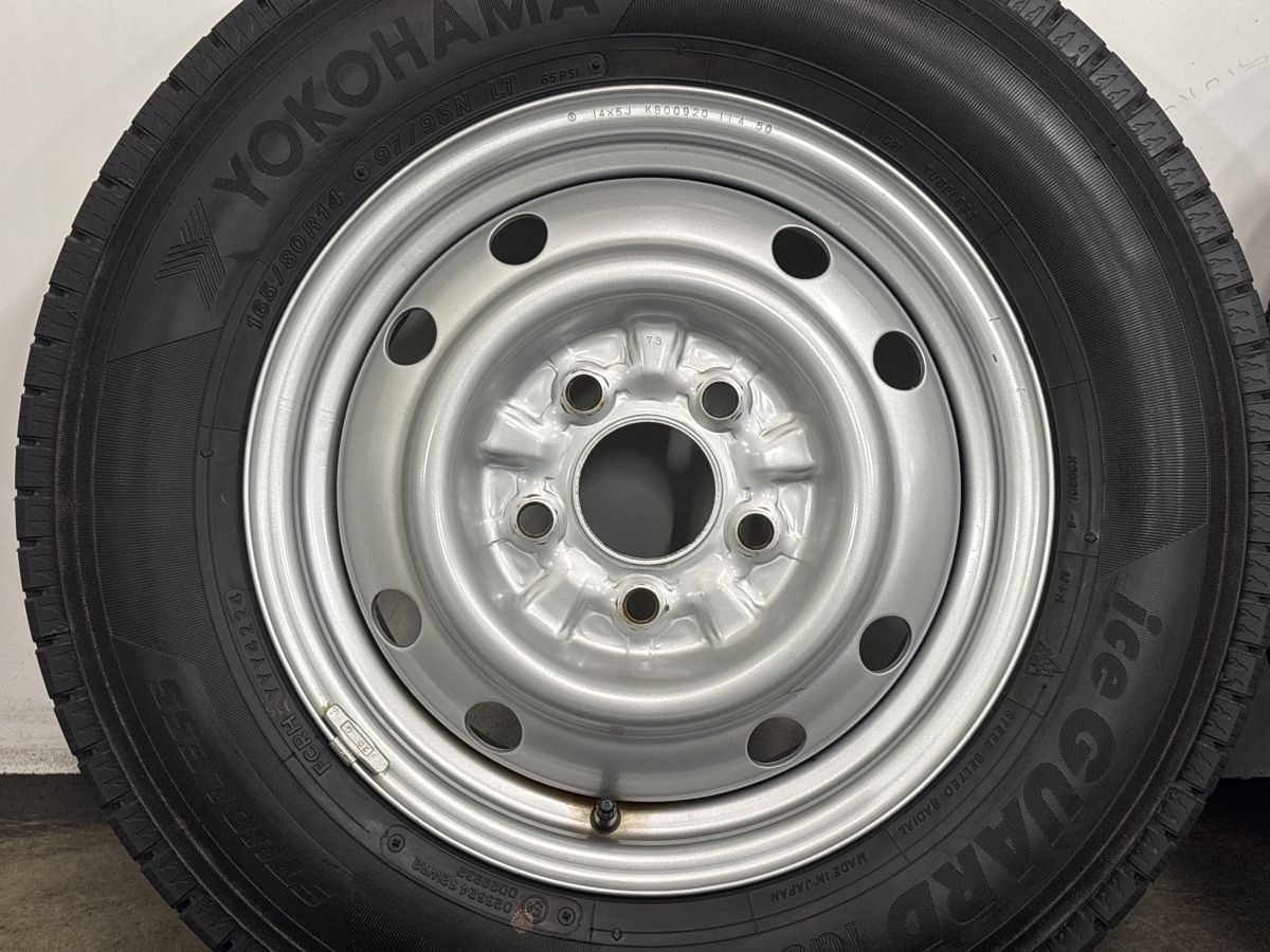 バリ溝 スタッドレス】スチール 14in 5J +55 ヨコハマ アイスガード
