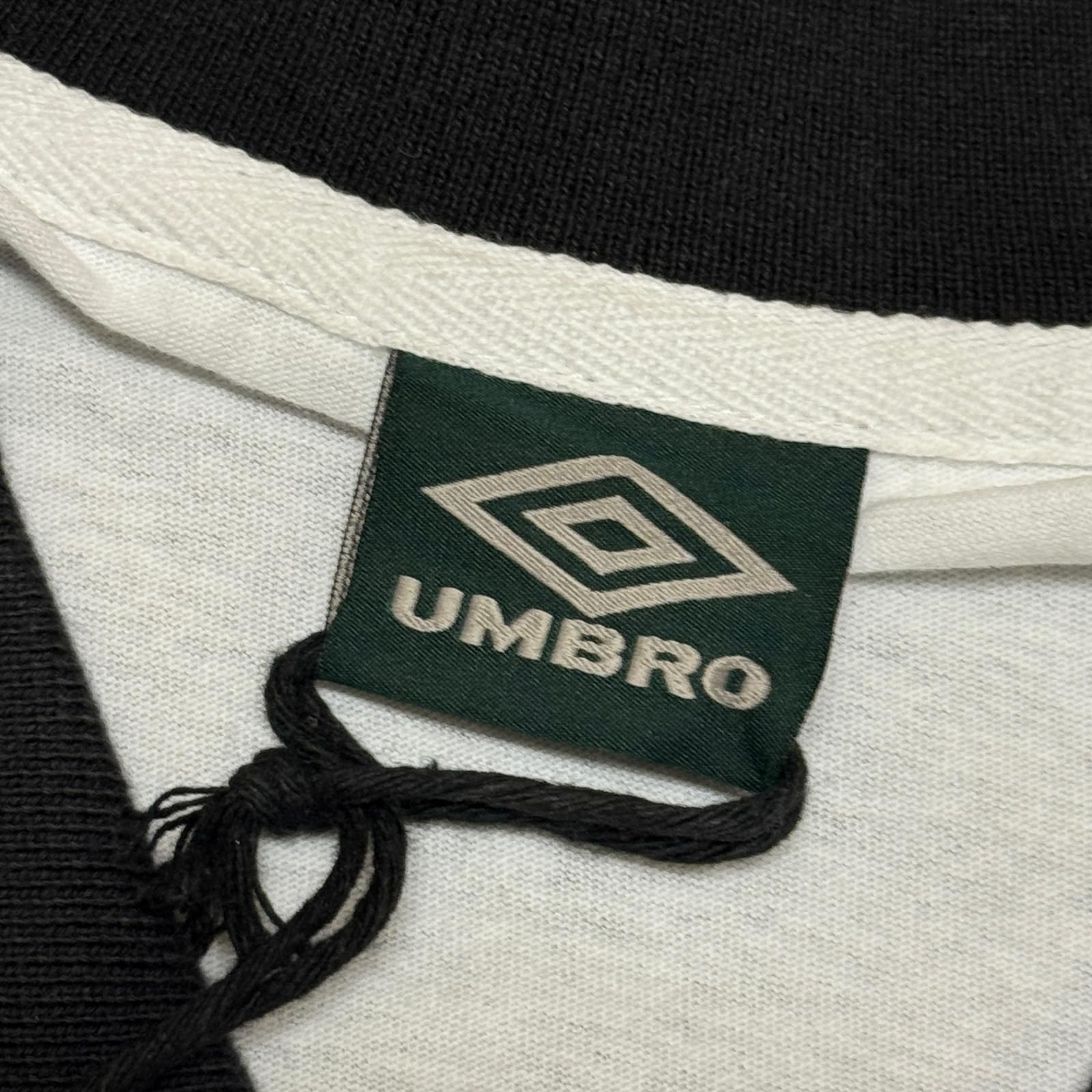 未使用 UMBRO TAPED POLO Washed Garment テープドポロシャツ 長袖