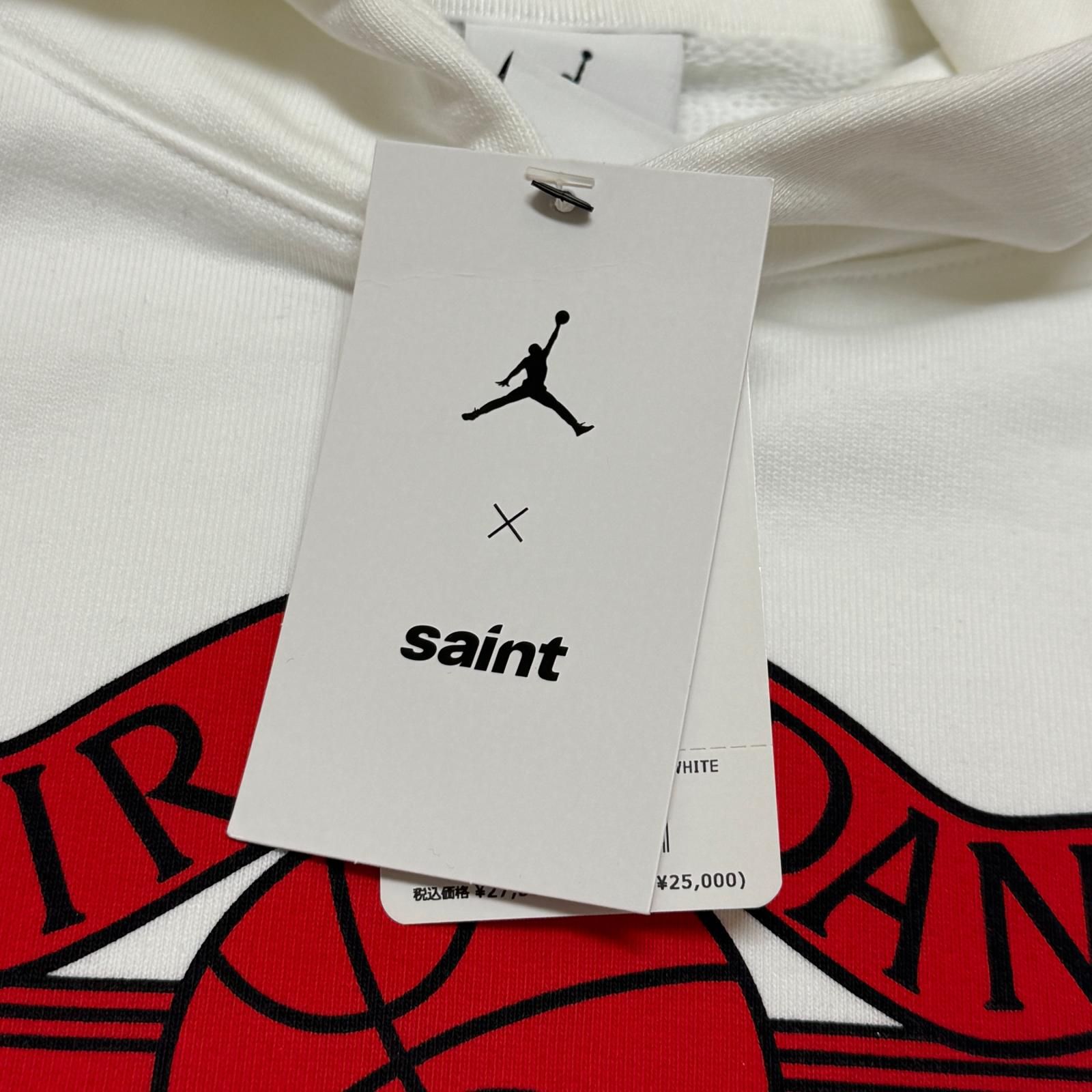 未使用 SAINT MICHAEL × Jordan 26SS M J SM FLC HOODIE コラボ