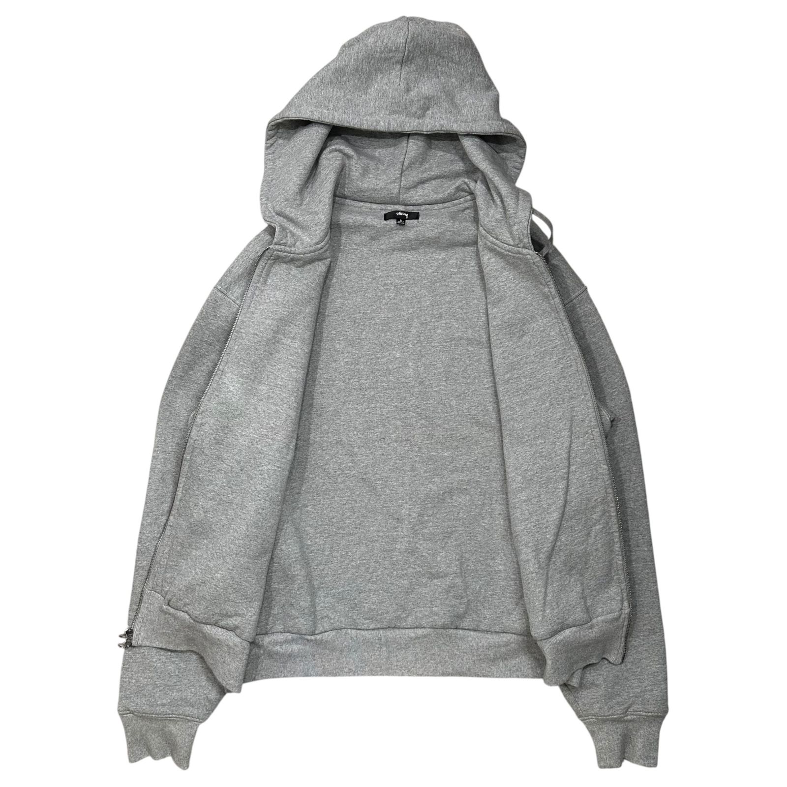 STUSSY(ステューシー) Double Face Label Zip Hoodie ダブル フェイス
