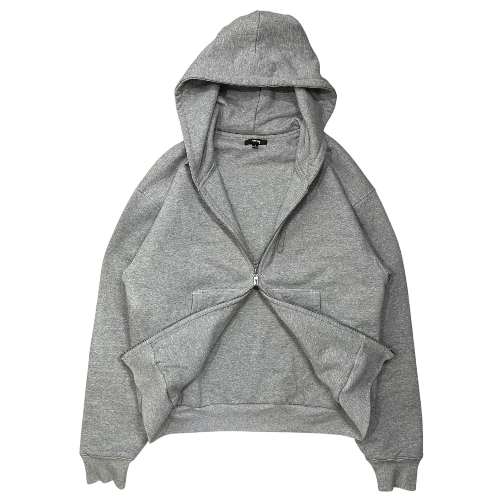 STUSSY(ステューシー) Double Face Label Zip Hoodie ダブル フェイス
