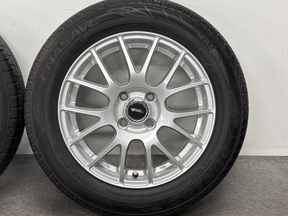 2025年製 バリ溝】トップラン 15in 5.5J +42 PCD100 ダンロップ