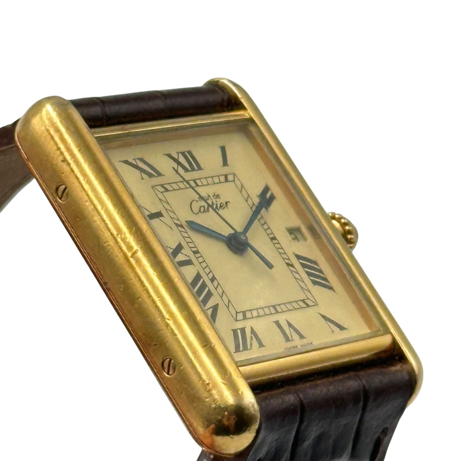 Cartier(カルティエ) 2001's~2002's Must Tank GM Ivory Roman Dial