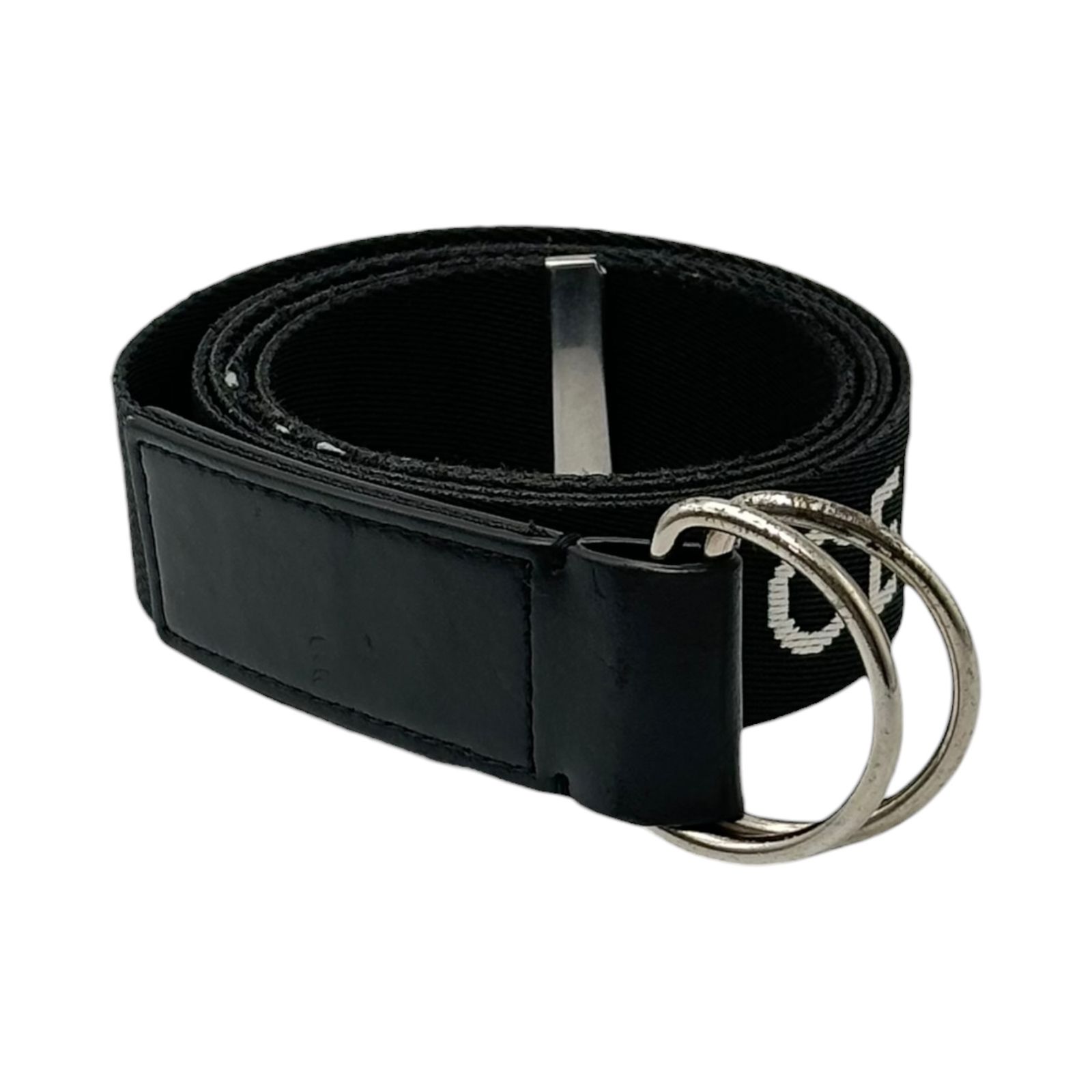 CELINE(セリーヌ) By Hedi Slimane Jacquard Logo Ring Belt エディ期 ジャガード ロゴ リング ベルト 箱付 ブラック