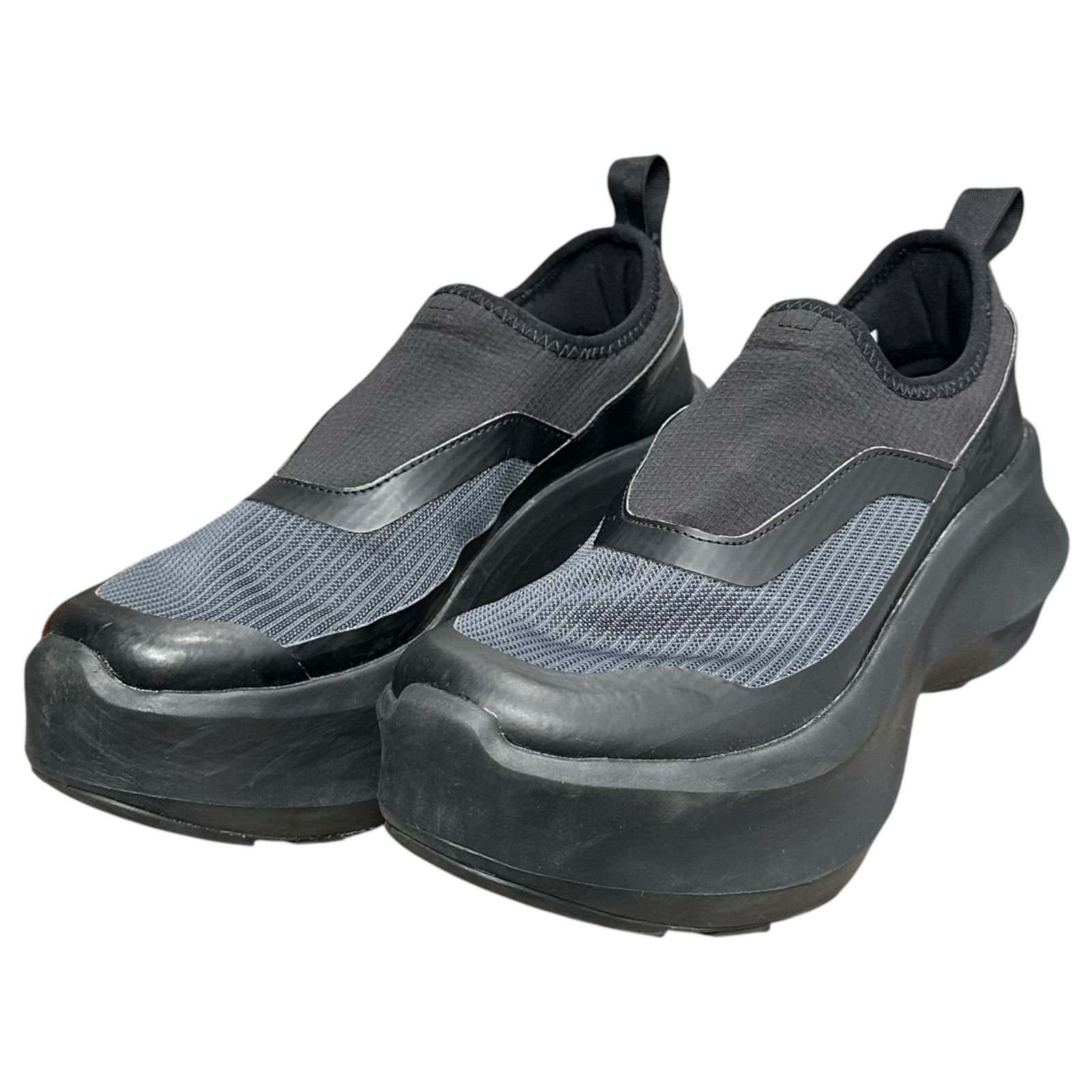 COMME des GARCONS × SALOMON(コムデギャルソン × サロモン) SLIP ON PLATFORM CDG スリッポン プラットフォーム 厚底 475154 23cm ブラック コラボ