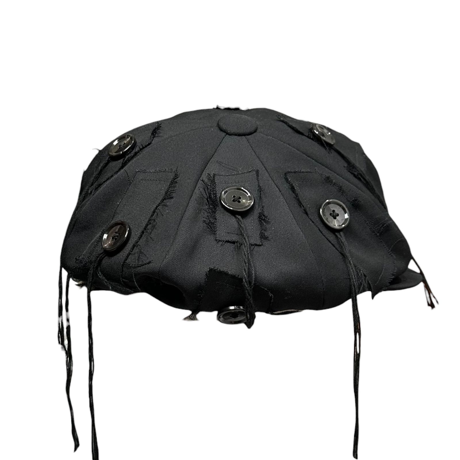 Nemeth(ネメス) Pleated Button-up Big Casquette ヒモ ボタン ビッグ