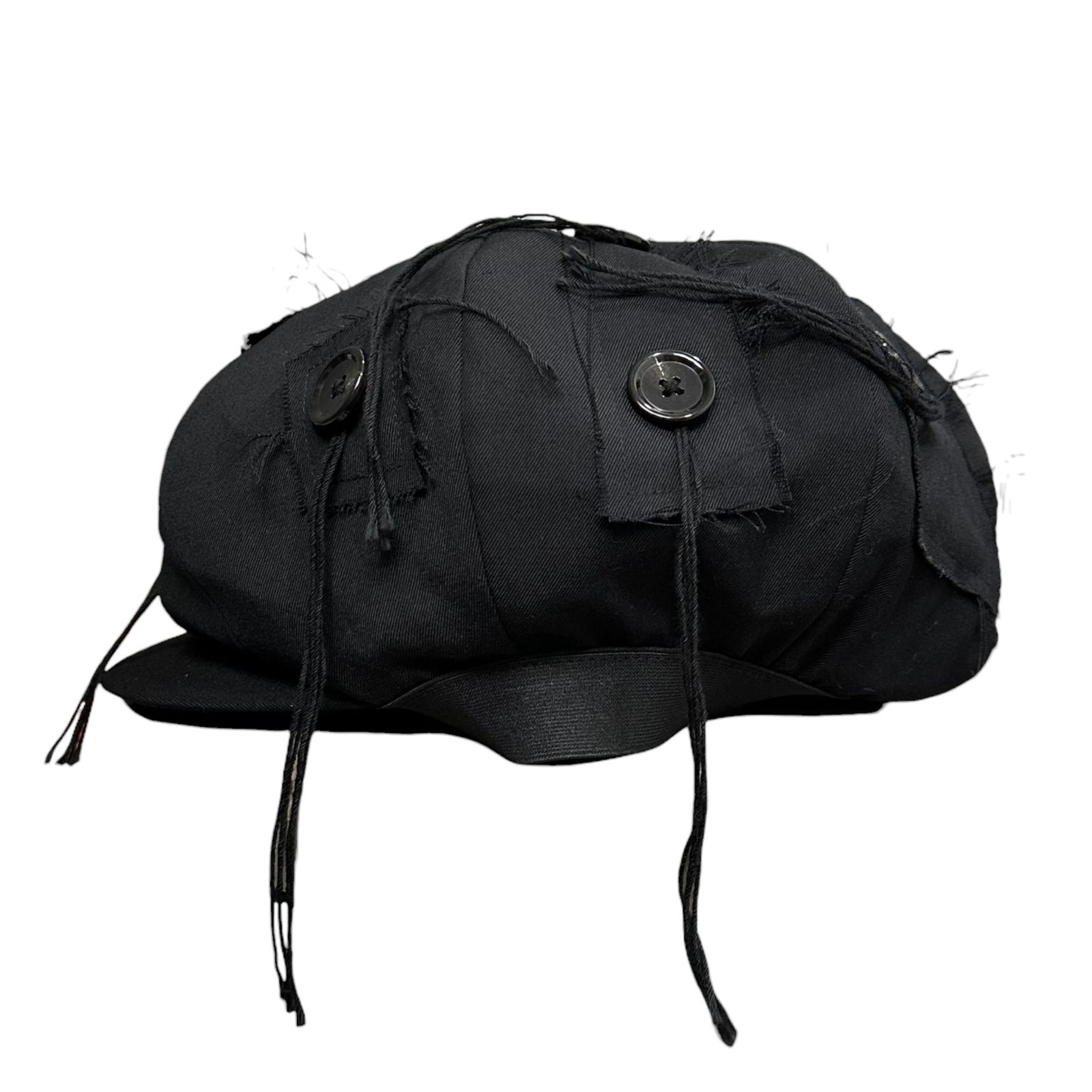 Nemeth(ネメス) Pleated Button-up Big Casquette ヒモ ボタン ビッグ