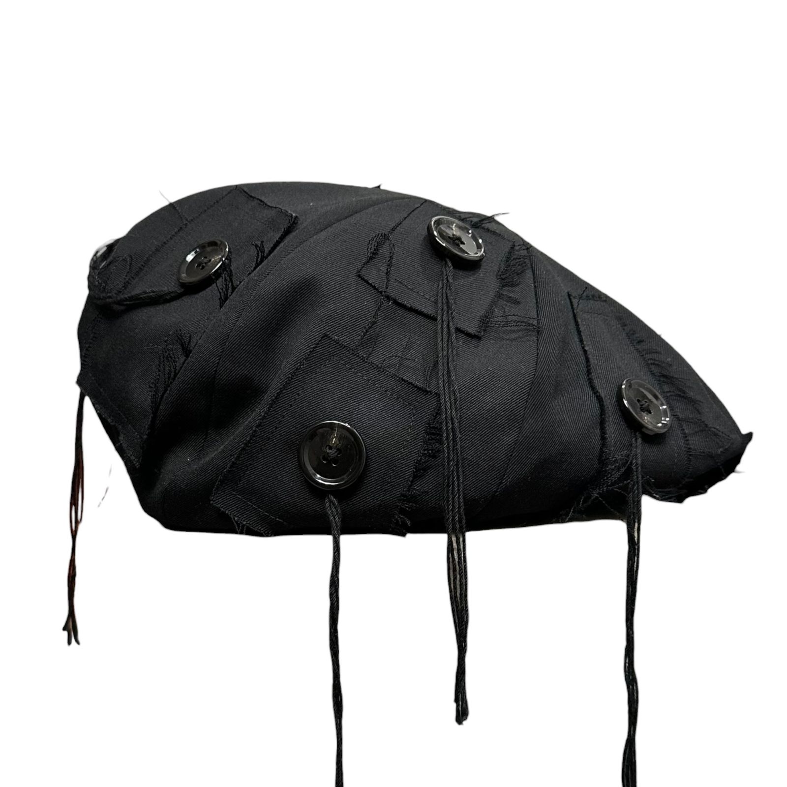 Nemeth(ネメス) Pleated Button-up Big Casquette ヒモ ボタン ビッグ