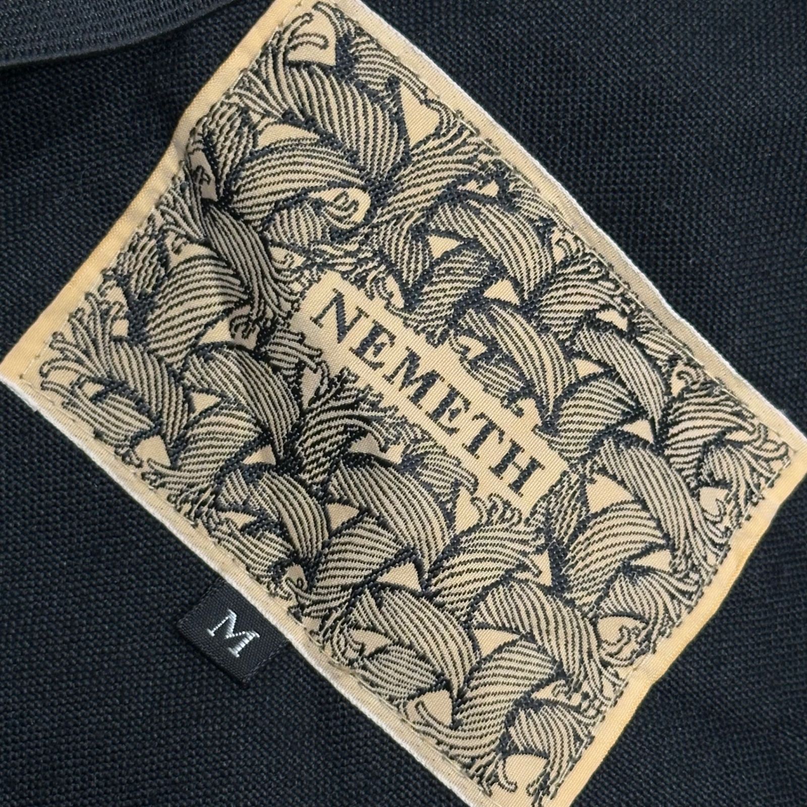 Nemeth(ネメス) Pleated Button-up Big Casquette ヒモ ボタン ビッグ