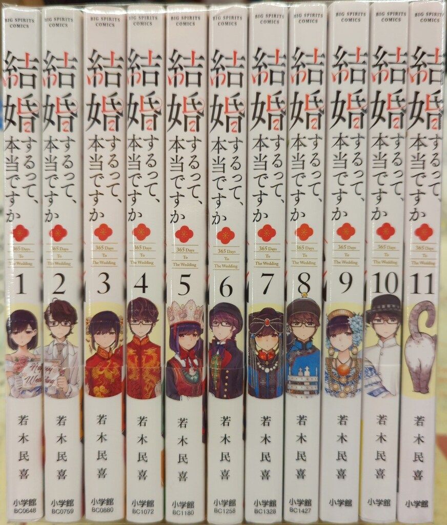 小学館 ビッグコミックス 若木民喜 結婚するって、本当ですか 全11巻
