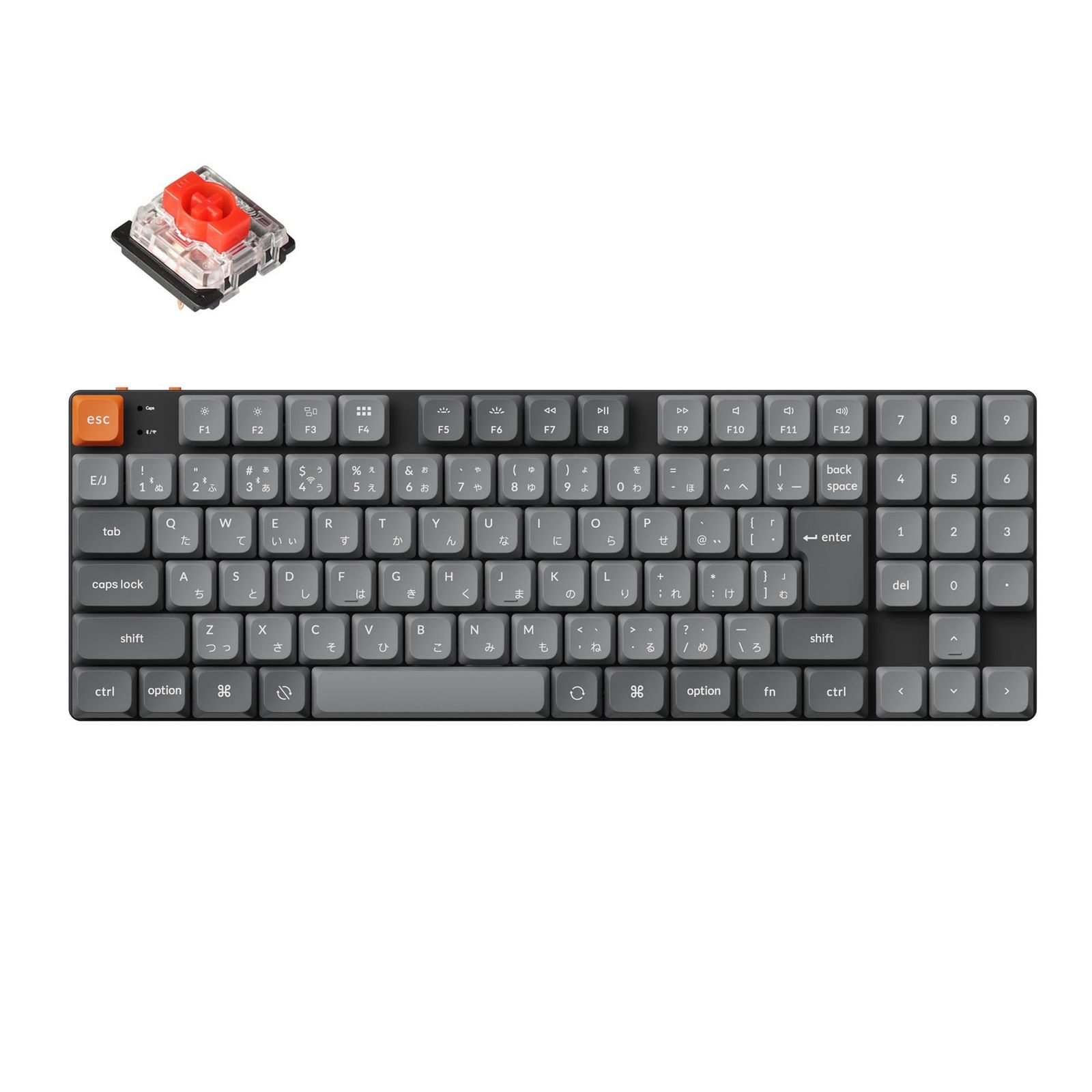 【国内正規品】Keychron K13 Max QMK対応ワイヤレス・カスタムメカニカルキーボード 2.4GH/Bluetooth/有線対応 80%ナンバーパッド付 JISレイアウト ダブルショットPBTキーキャップ RGBライト ホットスワップ対応 Mac 20,271円