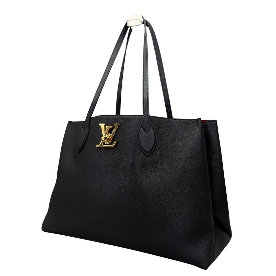 ルイヴィトン　ロックミー　ショッパー ノワール トートバッグ ブラック LOUIS VUITTON 黒 ハンドバッグ