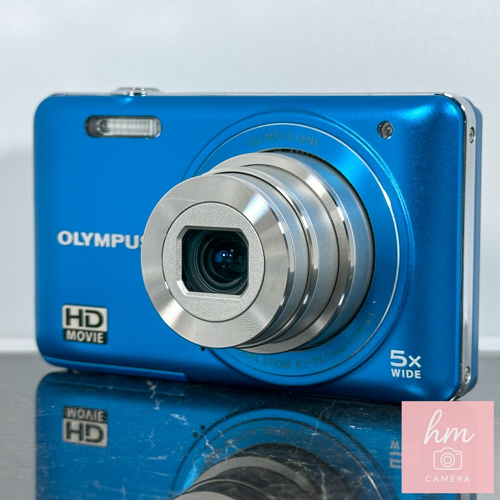 カメラ ＜動作品＞OLYMPUS VG-140 青 ブルー コンパクトデジタルカメラ