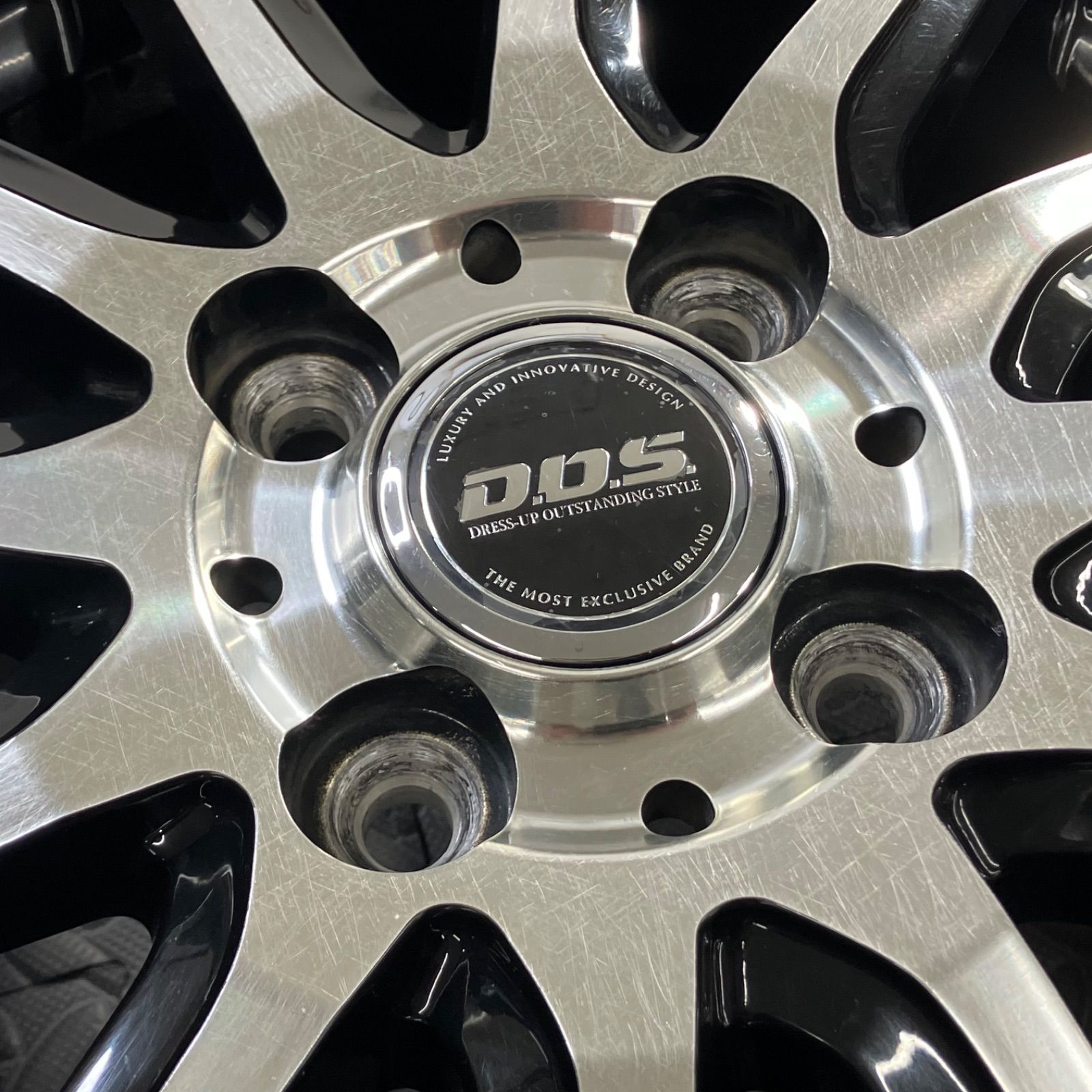 20年製 165/55R15 グッドイヤー イーグルLS2000 BADX DOS RS-12 タント 