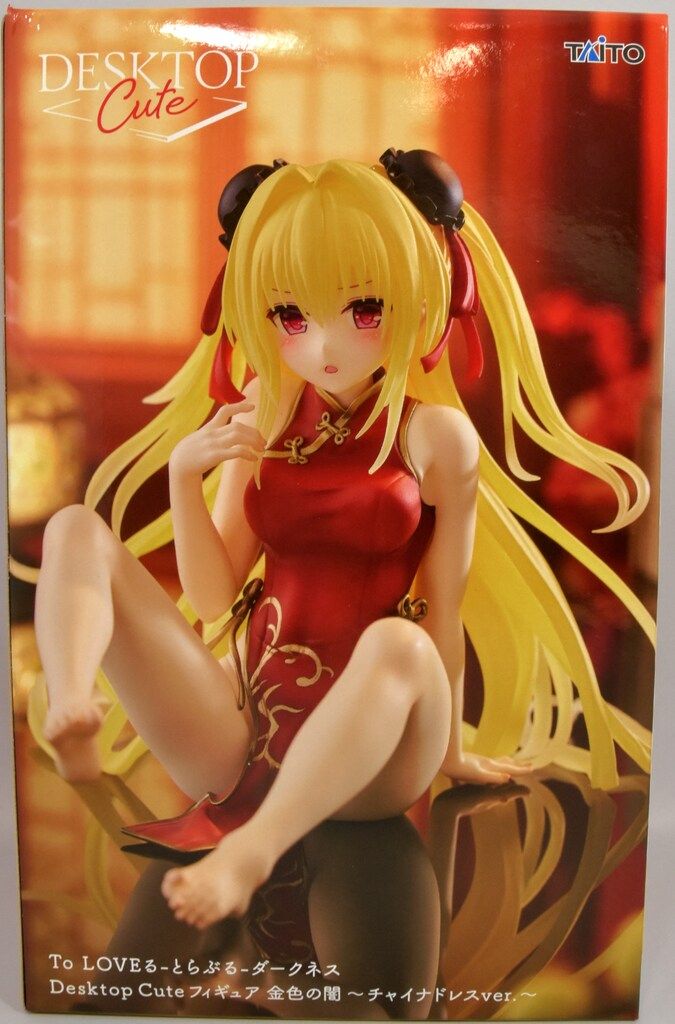 タイトー Desktop Cute フィギュア 金色の闇 チャイナドレスVer - メルカリ