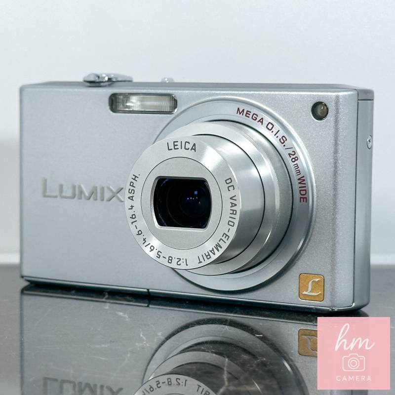 [Good Condition] Panasonic LUMIX DMC-FX33 Silver 8.1 Million Pixels Optical 3.6 X Zoom Wide Angle 28mm Leica Lens 3-inch LCD Compact Digital Camera Panasonic Lumix