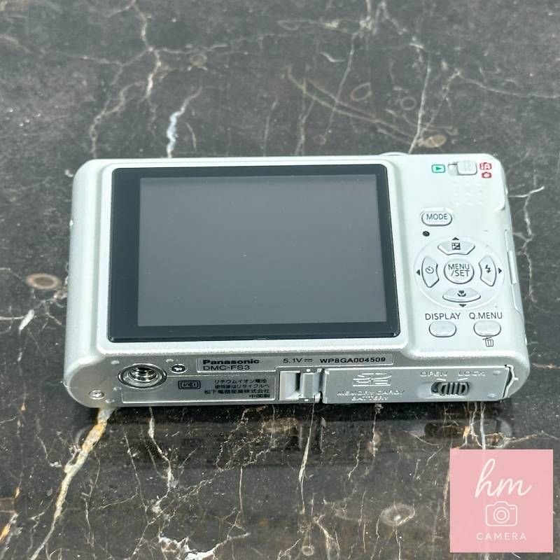 美品】Panasonic LUMIX DMC-FS3 シルバー 810万画素 光学3倍ズーム
