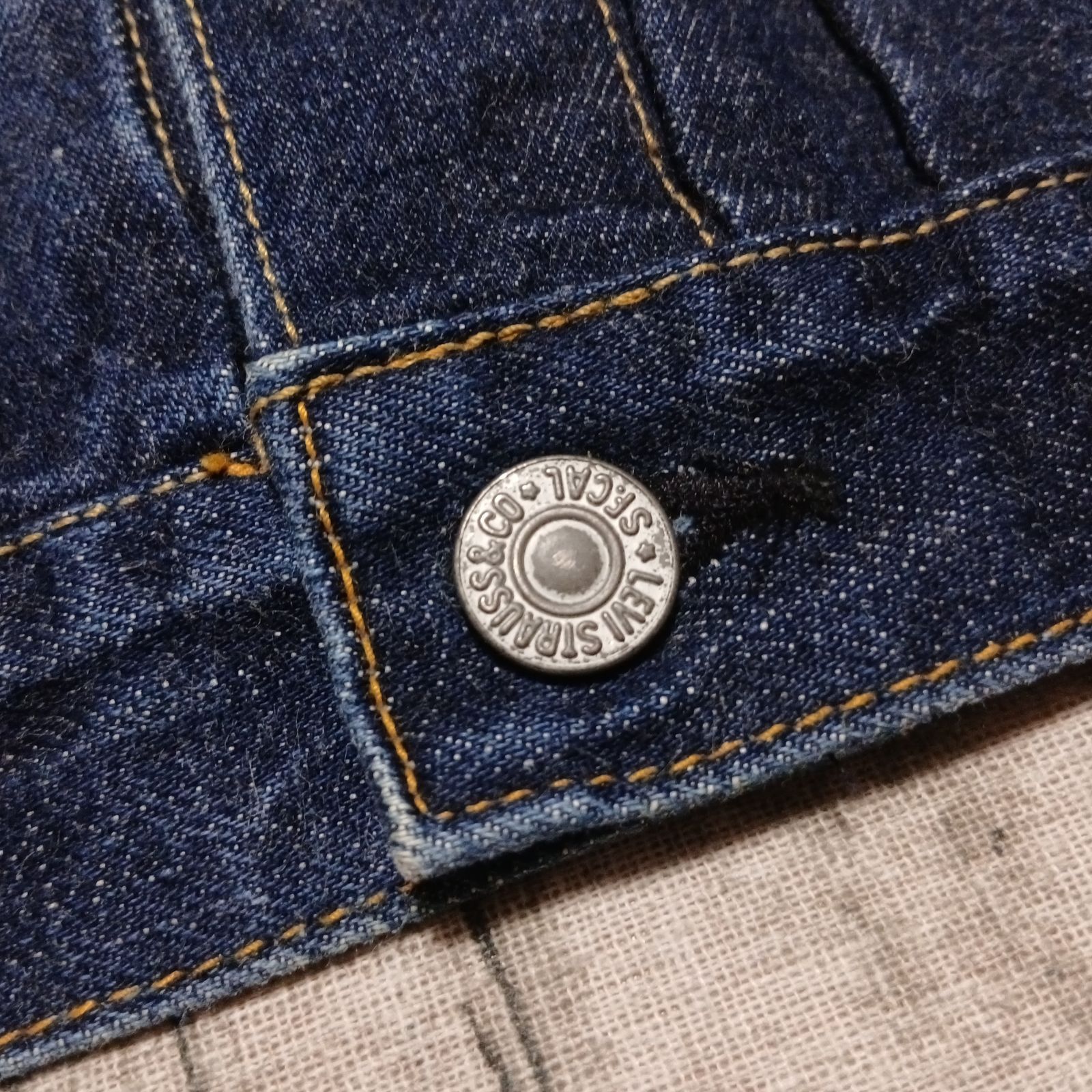 size 38】大戦 4つボタン 98年製 Levi's 71506XX ファースト 日本製 短