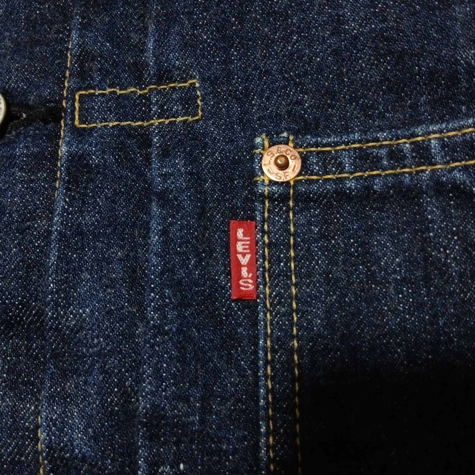 size 38】大戦 4つボタン 98年製 Levi's 71506XX ファースト 日本製 短