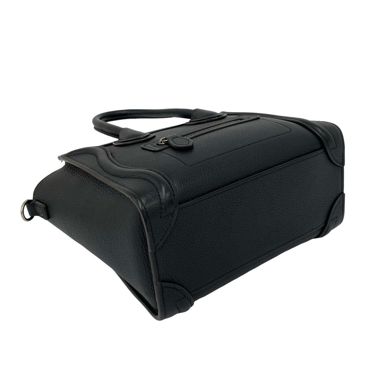 極 美品 袋付き CELINE セリーヌ ラゲージ ナノ ショッパー レザー 本