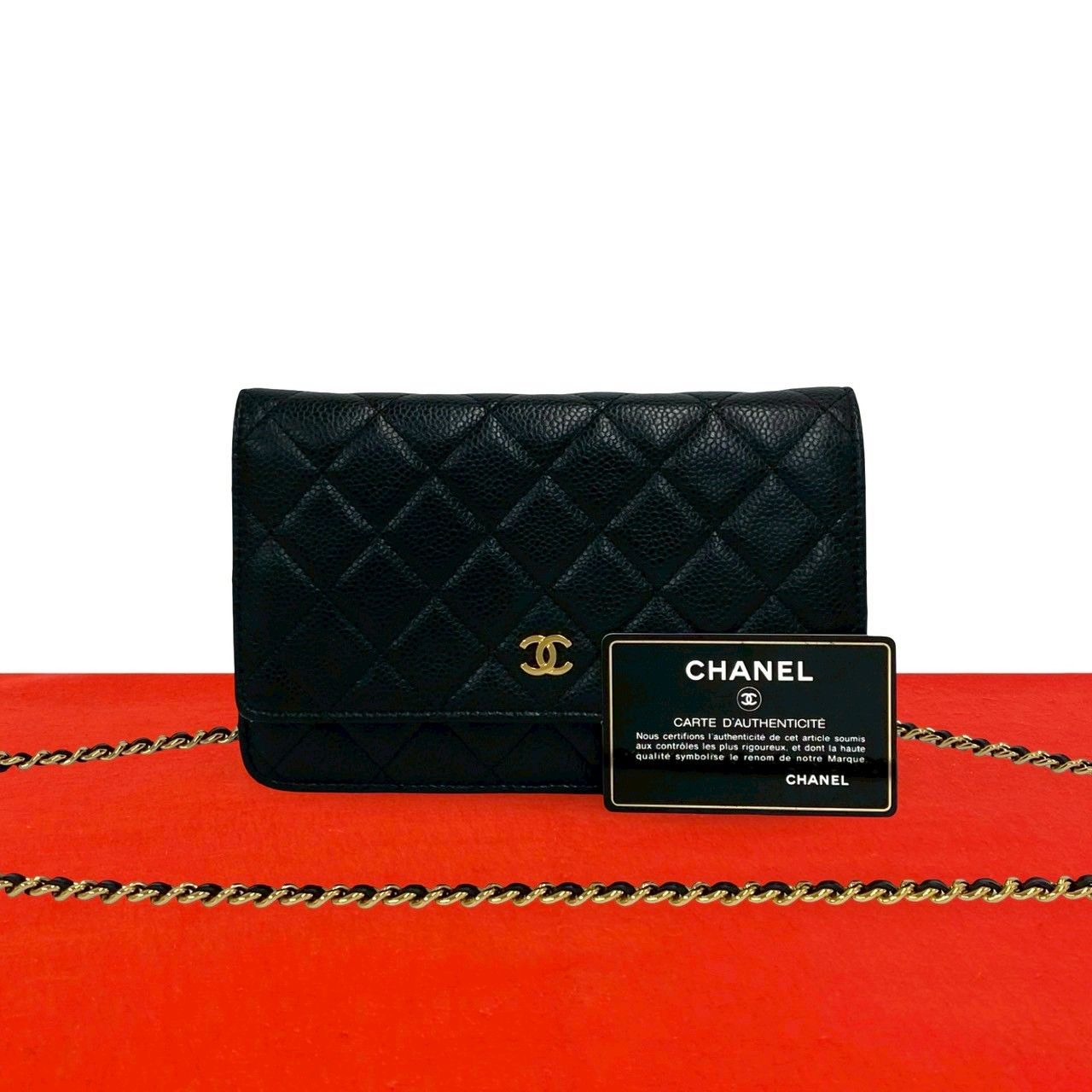 極 美品 カード シール有 27番台 CHANEL シャネル マトラッセ ココ