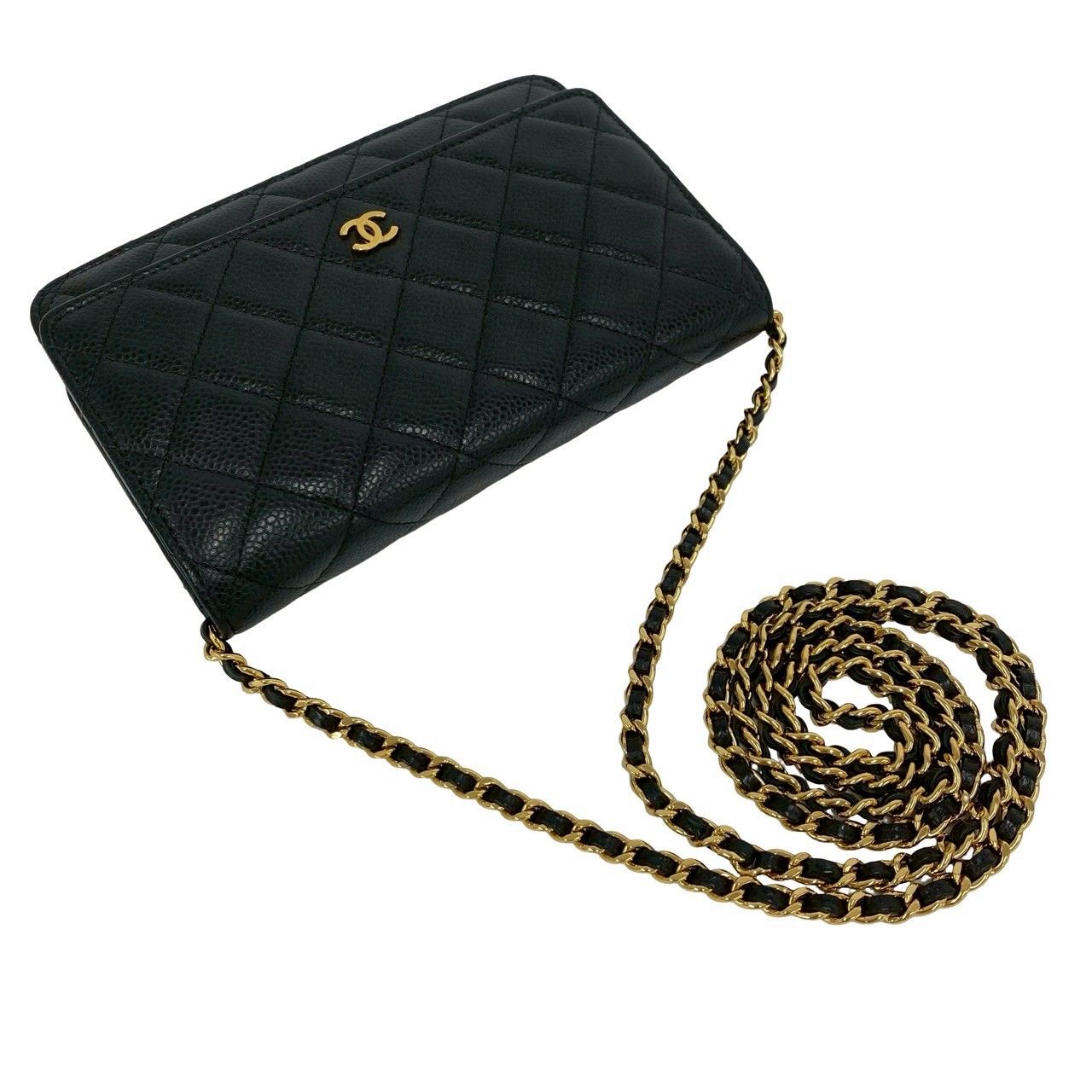 極 美品 カード シール有 27番台 CHANEL シャネル マトラッセ ココ