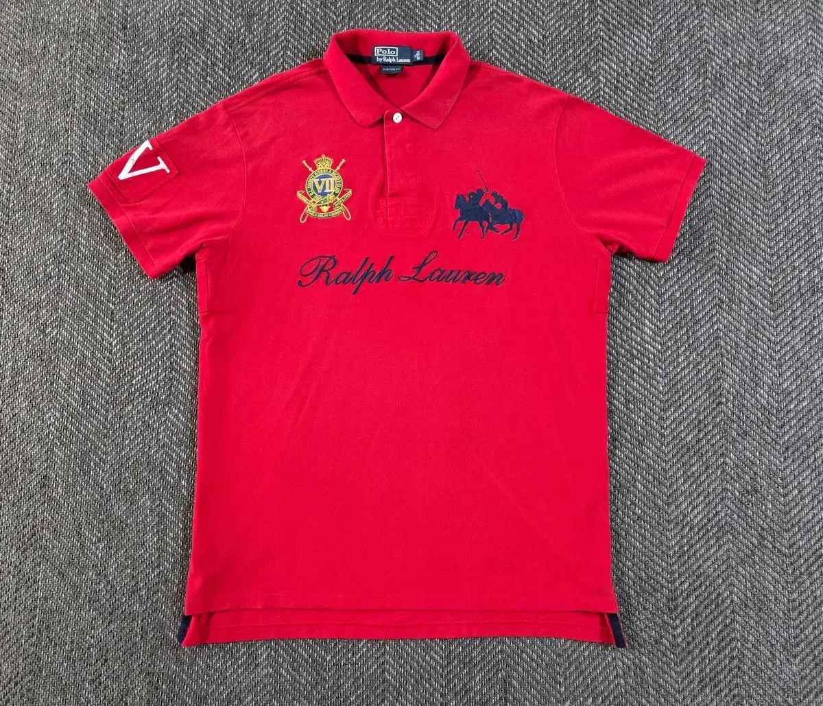 XL ポロ ラルフローレン クレスト チーフキーパー ビックポニー 半袖 カラーTシャツ